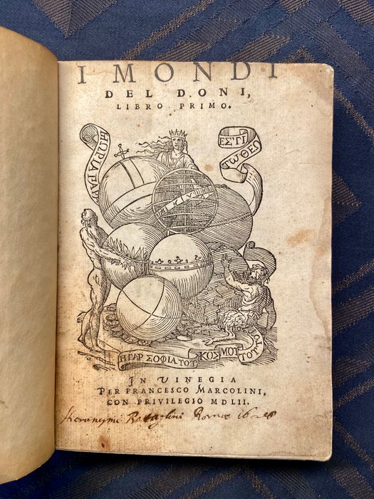 Anton Francesco Doni - I mondi del doni - 1552