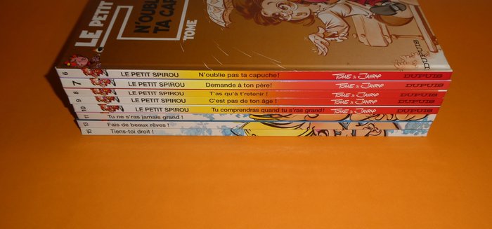 Le Petit Spirou T6 à T11 + T13 + T15 - 8x C - 8 Album - Første udgave - 1996/2010