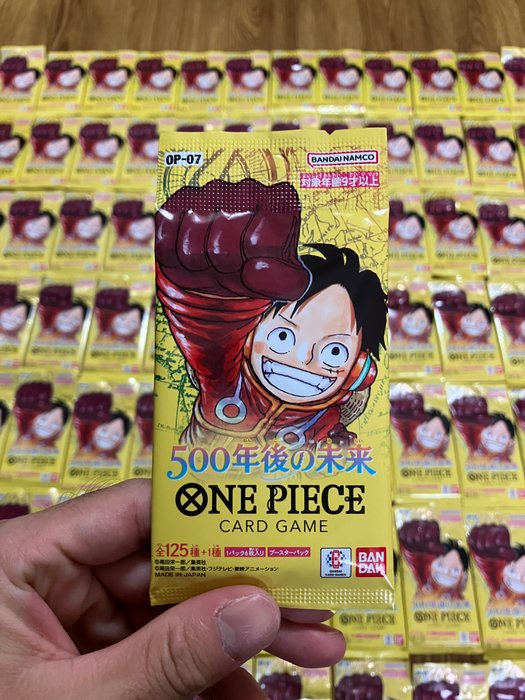 Bandai - 100 Booster pack - ONE PIECE CARD GAME Japanese - OP-07 500 years in the future(500年後の未来)