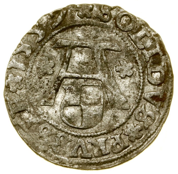 Hertugdømmet Preussen. Albrecht Hohenzollern (1525–1568). Shilling 1557, RARE (R1)  (Ingen mindstepris)