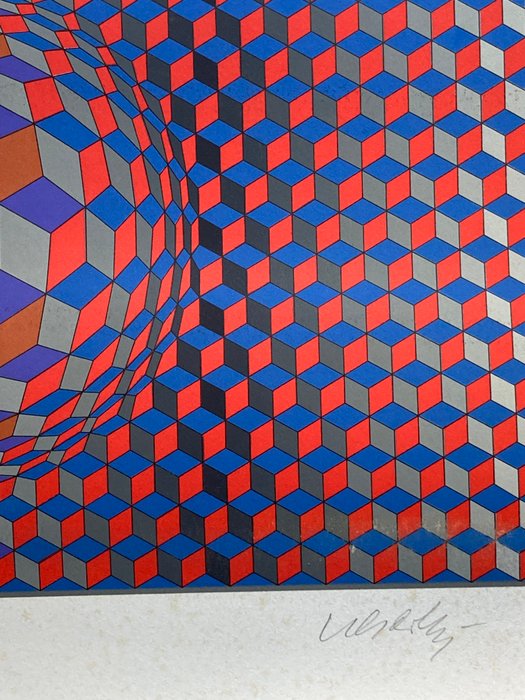 Victor Vasarely (1906-1997) - Konjunktion