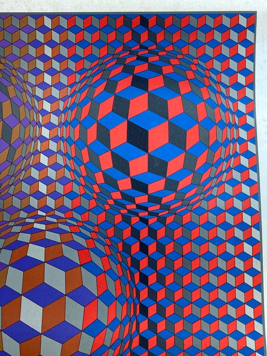 Victor Vasarely (1906-1997) - Konjunktion