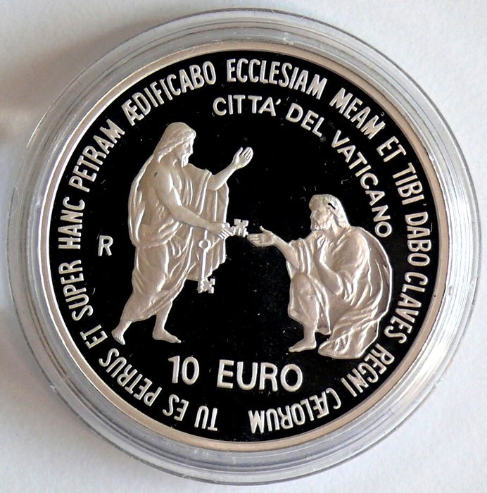 Vatikanstaten. 10 Euro 2003 "25 Jahre Pontifikat Johannes Paul II" Proof  (Ingen mindstepris)