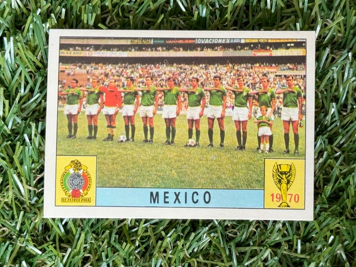 1970 Panini Mexico 70 World Cup Mexico Team - 1 Card - Glimrende (EX)