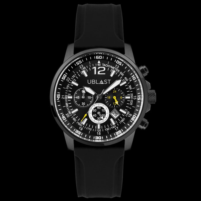 Ublast - " NO RESERVE PRICE " Street Race Chronograph - UBSR43CBKB - Ingen mindstepris - Mænd - Ny