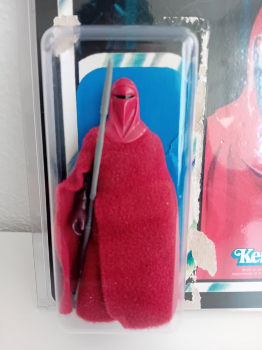 Star Wars - Kenner - Emperor's Royal Guard Complete with weapon - Mint - Back card with special replacement case