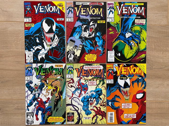 Venom: Lethal Protector 1-6 - 6 Comic - Første udgave - 1993/1993