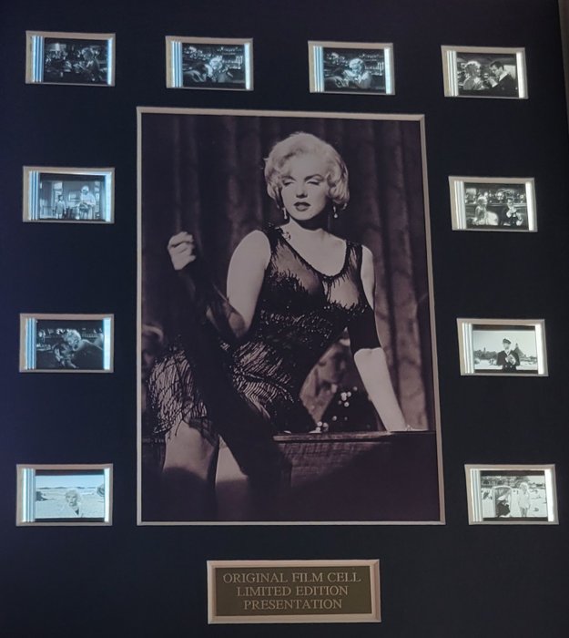 Marilyn Monroe - Some Like It Hot - Framed Film Cell Display with COA