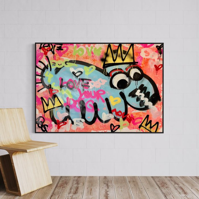 Timo Wedell (1994) - Dog Love Like Basquiat - XXL · No Reserve