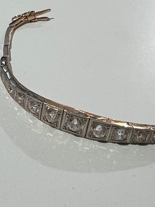 Armbånd - 18 kraat Gulguld -  2.76ct. tw. Diamant (Natur)  - Diamant