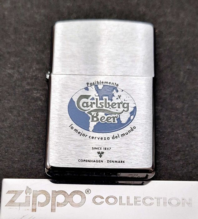 Zippo, Carlsberg Beer Año 1996 Mes Junio - Lighter - Stål