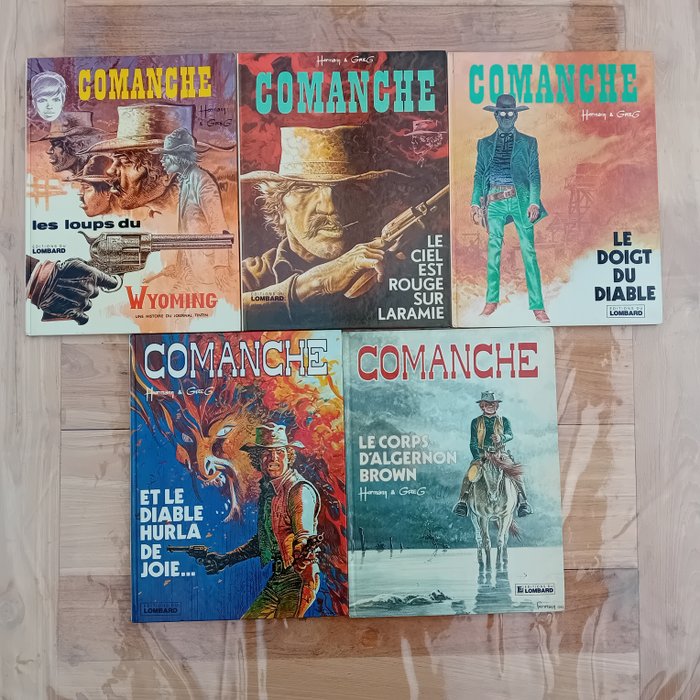 Comanche - 5x C - 5 Album - Første udgave - 1974/1983