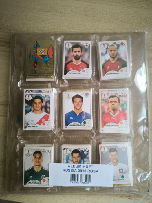 Panini - Russia 2018 World Cup - 1 Empty album + complete loose sticker set