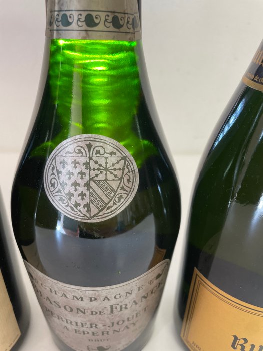 Krug, Perrier-Jouët, Ruinart, Cremant, Blasone de france, ruinart - Champagne Brut - 3 Flaske (0,75L)