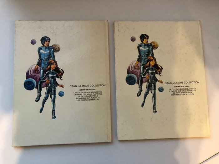 Valerian et Laureline T4 + T5 - Bienvenue sur Alflolol + Les Oiseaux du maitre - 2x C - 2 Album - Første udgave - 1972/1973