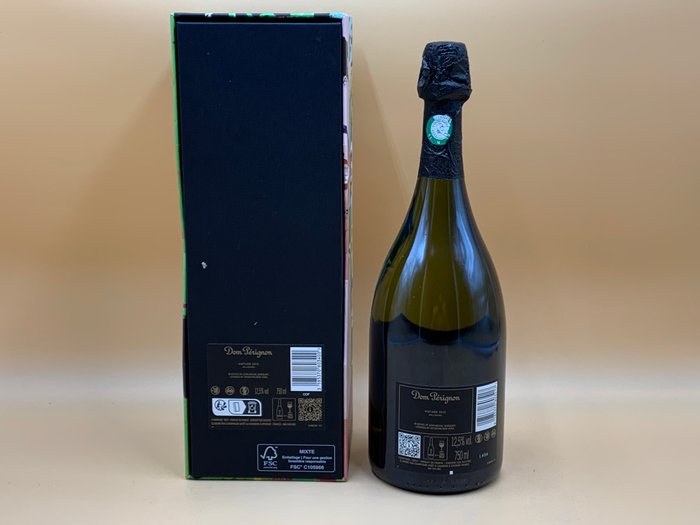 2015 Dom Pérignon, "désign vert" Jean-Michel Basquiat. "Limited Édition" - Champagne Brut - 1 Flaske (0,75L)