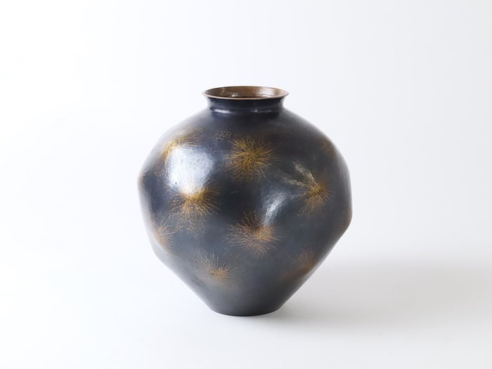 Vase - Hamret kobbervase fra Gyokusendo 玉川堂 - Japan  (Ingen mindstepris)