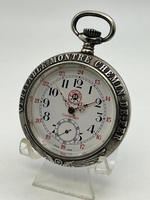 Cortebert Veritable Chemin de Fer . 1960 - pocket watch No Reserve Price - 1960-1969