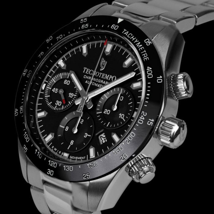 Tecnotempo - Chronograph "Chrono Orbs" - Automatic Swiss Movt - Limited Edition - - Ingen mindstepris - TT.200OR.AN - Mænd - 2011-nu