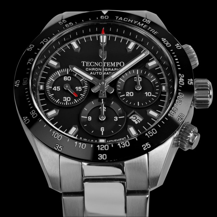 Tecnotempo - Chronograph "Chrono Orbs" - Automatic Swiss Movt - Limited Edition - - Ingen mindstepris - TT.200OR.AN - Mænd - 2011-nu