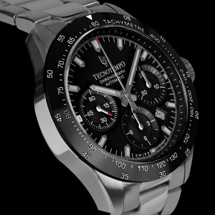 Tecnotempo - Chronograph "Chrono Orbs" - Automatic Swiss Movt - Limited Edition - - Ingen mindstepris - TT.200OR.AN - Mænd - 2011-nu