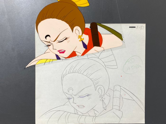 Sailor Moon (1992-1997) - 1 Original Animation Cel og tegning af Calaveras