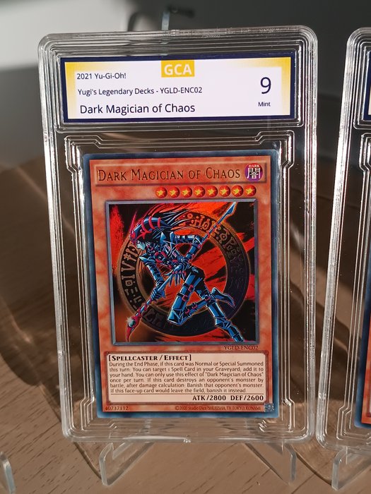 Konami - 2 Card - Dark Magician of Chaos and Dark Magician Girl