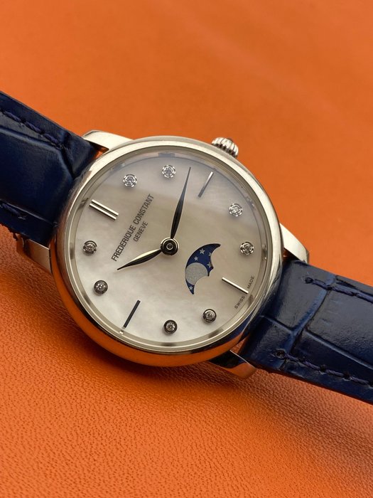 Frédérique Constant - Slimline Moonphase - FC-206MPW1S6 - Kvinder - 2011-nu