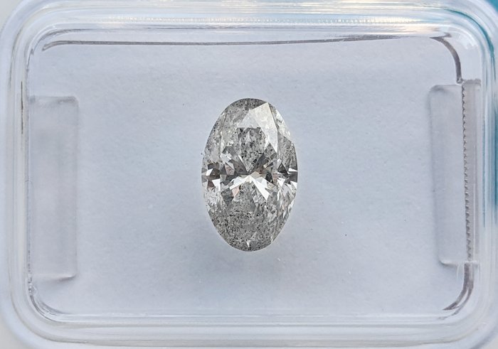 Ingen mindstepris - 1 pcs Diamant  (Natur)  - 101 ct - Oval - G - I1 - International Gemological Institute (IGI)