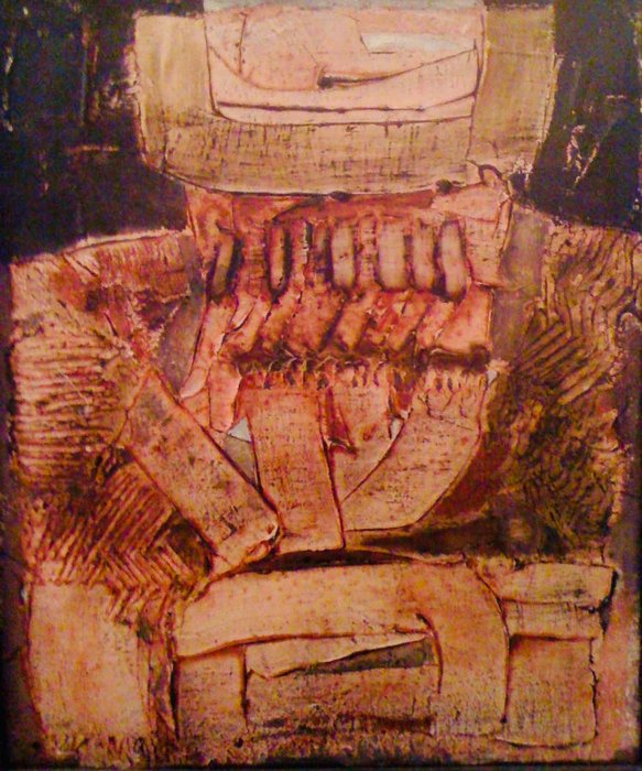 Esther Hess (1919-2016) - Dubuffet Tribute Idol 1964