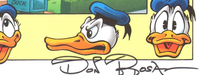 Don Rosa - Donald Duck - "70 Years" - Signed Print by Don Rosa