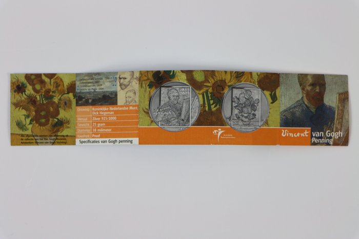 Holland. Silver medal 2003 Vincent van Gogh - Penning  (Ingen mindstepris)