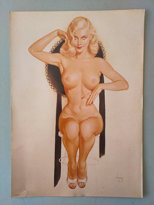 Alberto Vargas - Vargas Pin Up "Ivory and Black" (print 1980er) - 1950‹erne