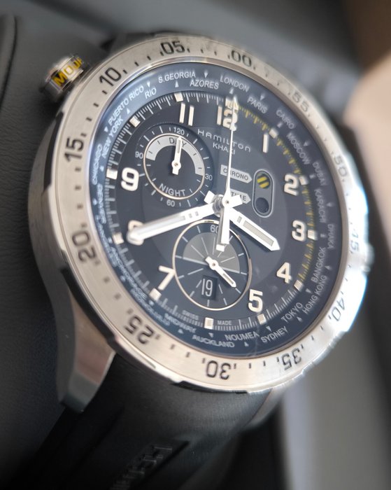 Hamilton - Khaki Aviation GMT Chrono - H767140 - Mænd - 2011-nu