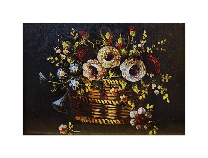 École Hollandaise (XX) - Nature Morte de fleurs