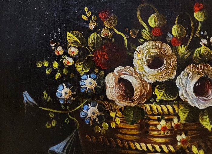 École Hollandaise (XX) - Nature Morte de fleurs