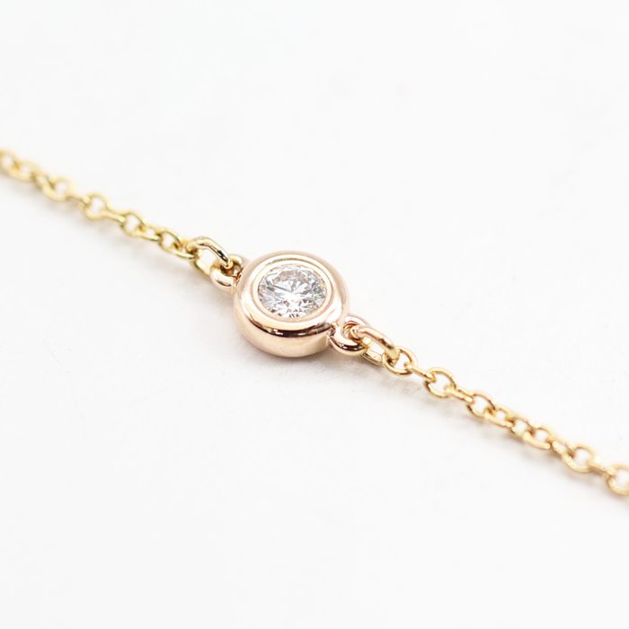 Tiffany  Co. - Armbånd - Diamonds by the Yard Bracelet - 18 kraat Gulguld