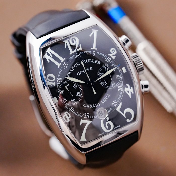 Franck Muller - Casablanca Chronograph Black Dial - 8885 CCC DT - Mænd - 2011-nu