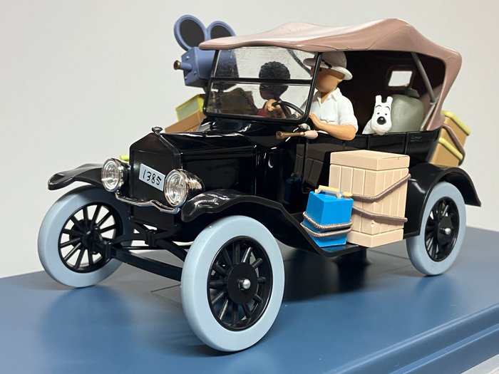 Voiture Moulinsart 1:24 - La Ford Model T - Tintin au Congo - Version "Boutique" - Tintin - La Ford Model T