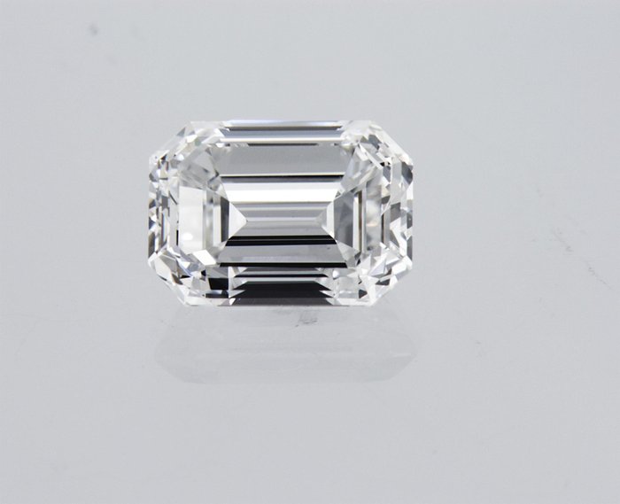 1 pcs Diamant  (Natur)  - 1.21 ct - Smaragd - E - VVS1 - Gemological Institute of America (GIA) - n129