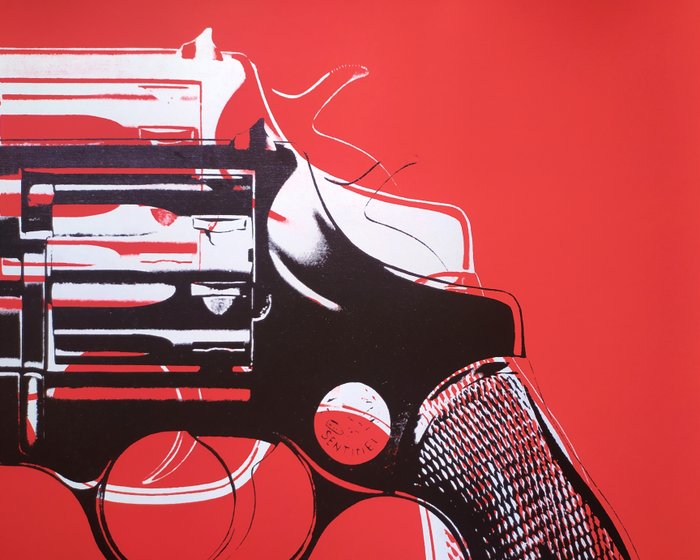 Andy Warhol (1928-1987) (after) - "Guns, 1981-82" - (75x90cm)