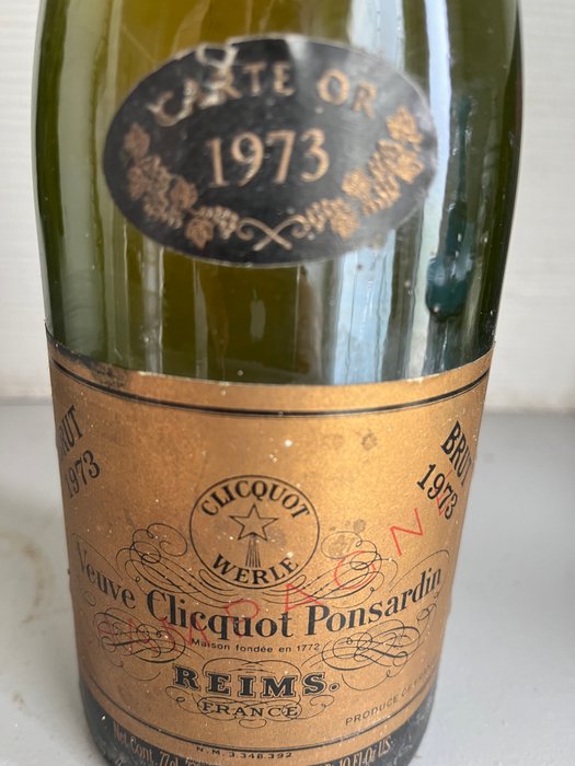 1973 Veuve Clicquot - Champagne - 1 Flaske (0,75L)