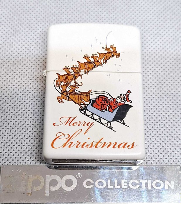 Zippo, Merry Christmas  Año 2009 Mes Octubre - Lighter - Stål