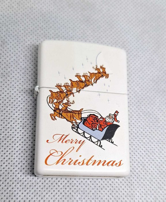 Zippo, Merry Christmas  Año 2009 Mes Octubre - Lighter - Stål