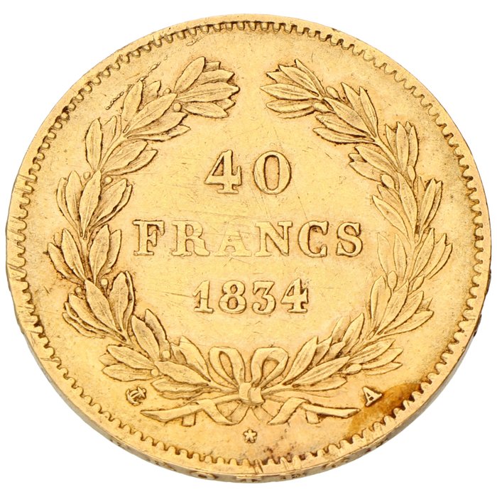 Frankrig Ludvig-Filip 1 (1830-1848) 40 Francs 1834