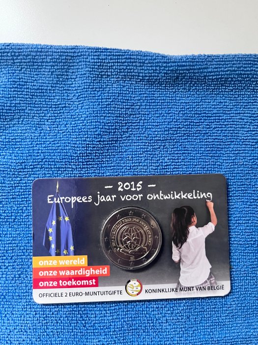 Belgien 2 Euro 2015/2020 (5 stuks)  (Ingen mindstepris)