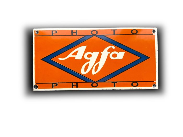 Agfa - Plaque Émaillée