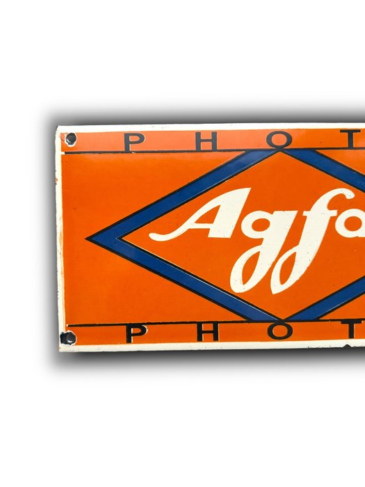 Agfa - Plaque Émaillée