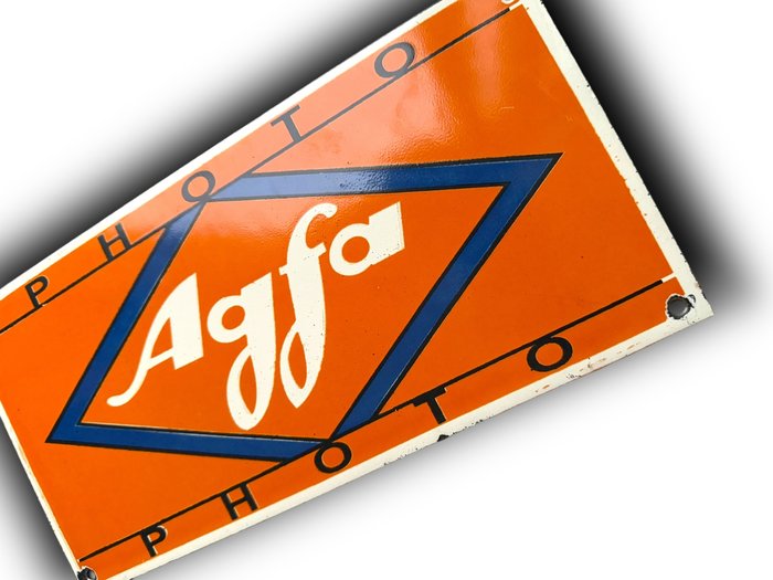 Agfa - Plaque Émaillée