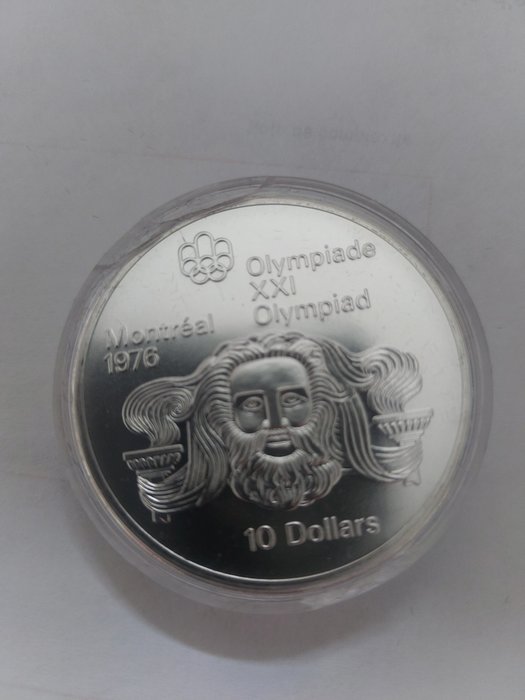 Canada. 5 Dollars / 10 Dollars 1976 Olympics Games Montreal, 28 monnaies